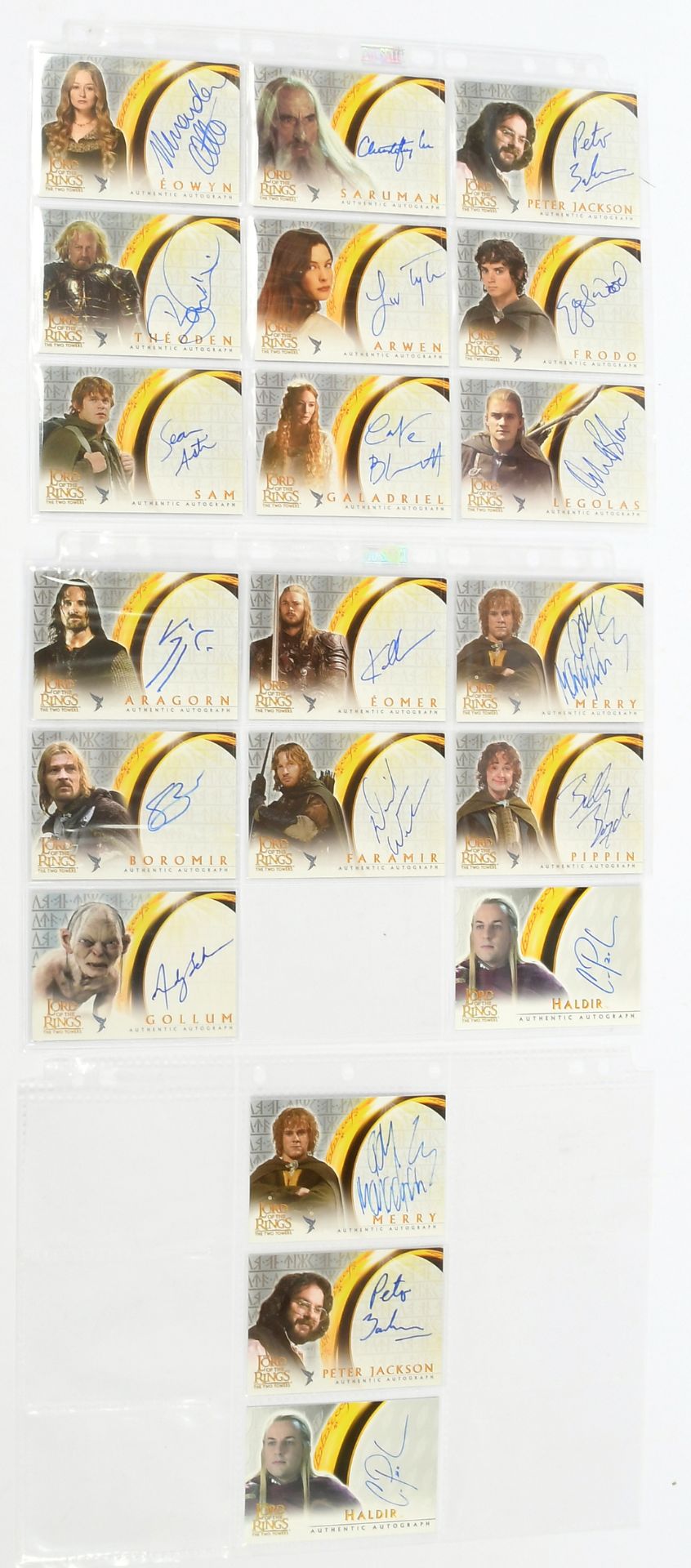 GRP inc Topps The Lord of the Rings Autograph - Image 7 of 9