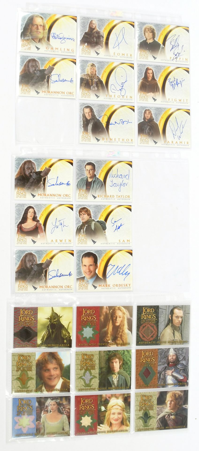 GRP inc Topps The Lord of the Rings Autograph - Image 3 of 9