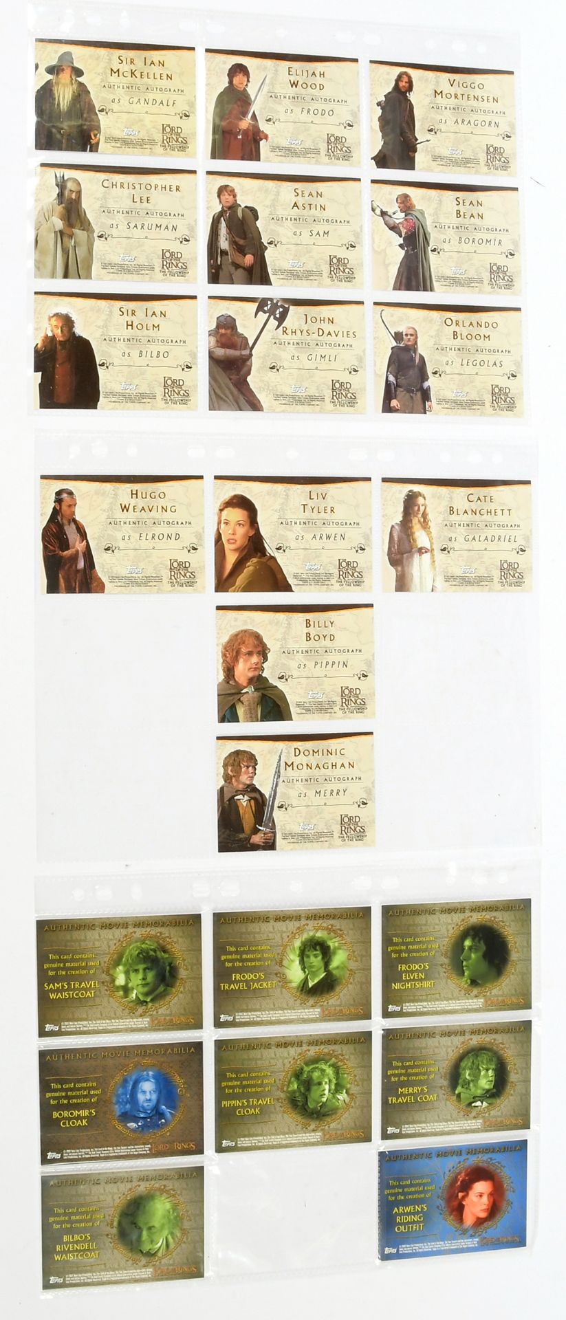 GRP inc Topps The Lord of the Rings Autograph - Image 8 of 9