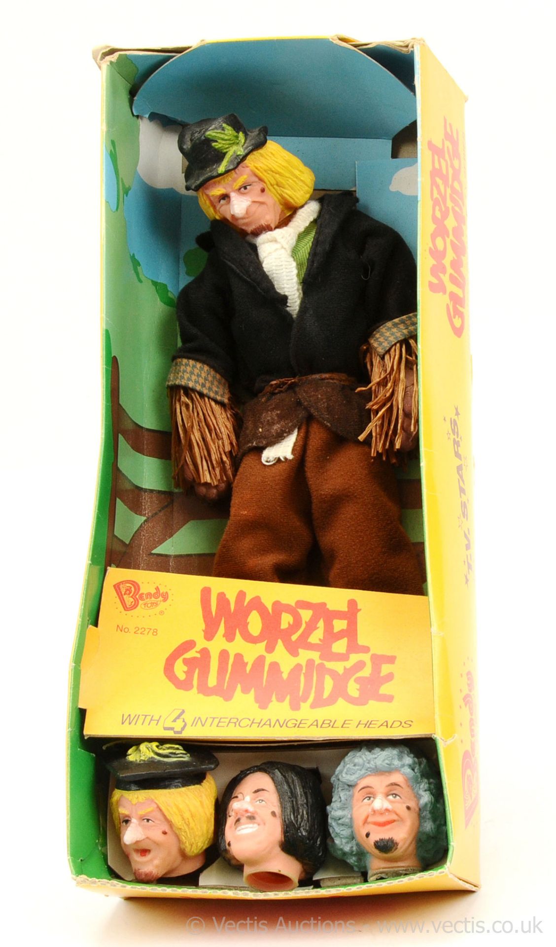 Bendy Toys Worzel Gummidge 12" figure