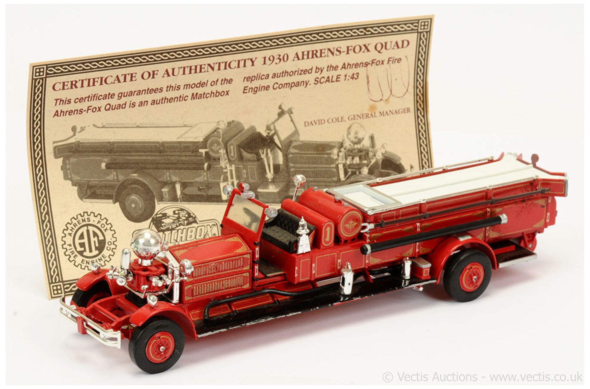 Matchbox Models of Yesteryear "Fire Engine
