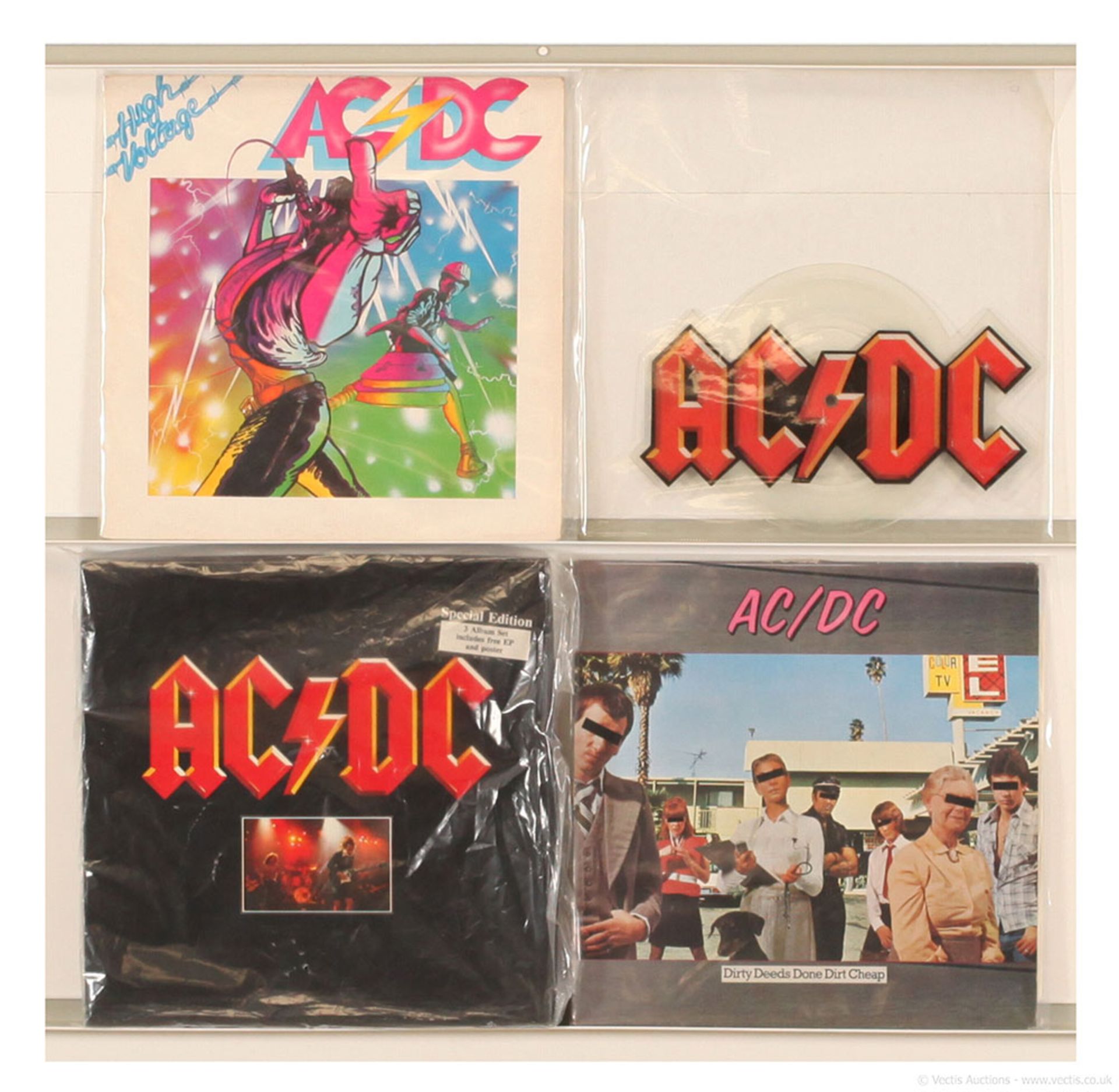 GRP inc AC/DC LPs and singles AC/DC 3-album Box