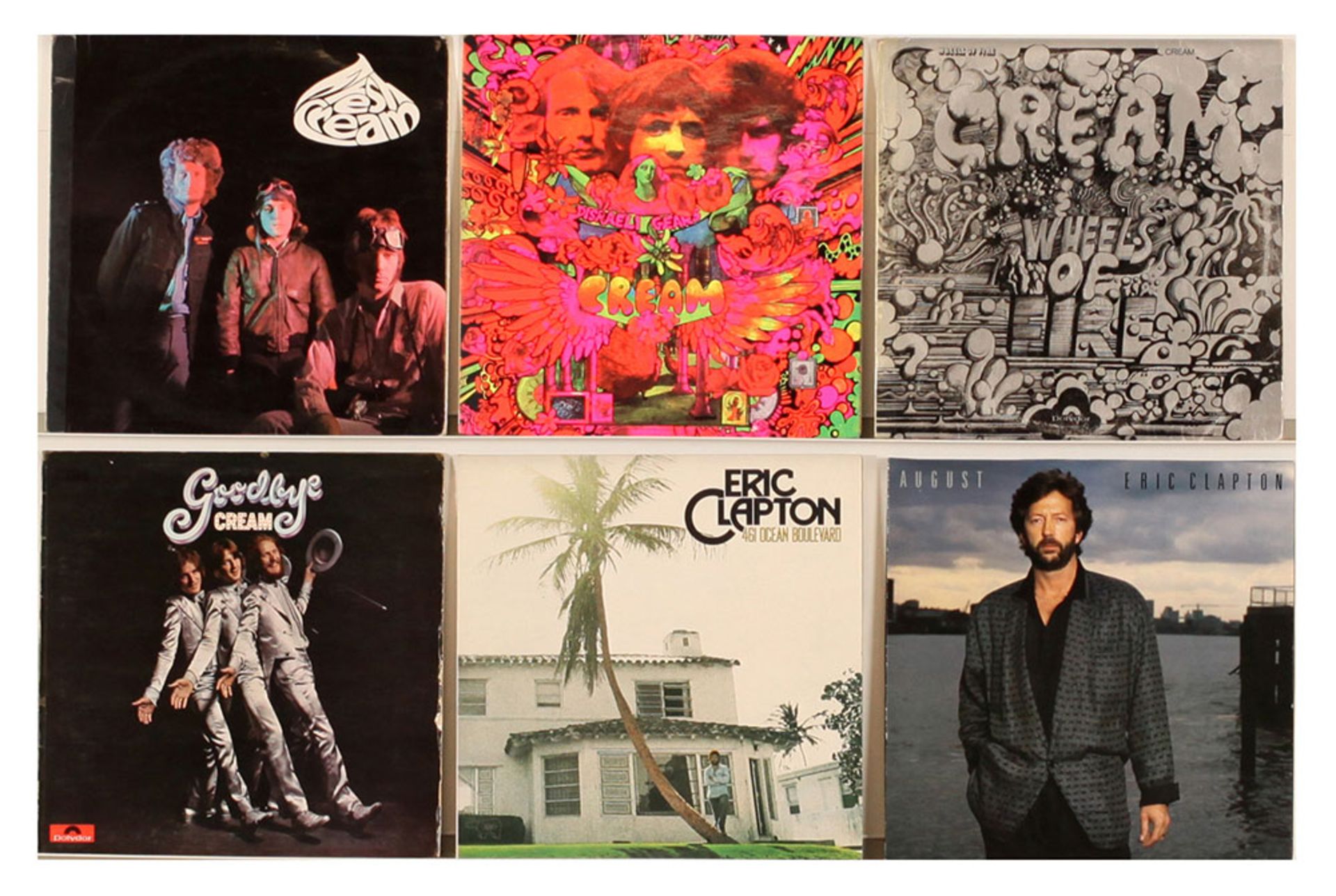 GRP inc Eric Clapton and Cream Vinyl Records