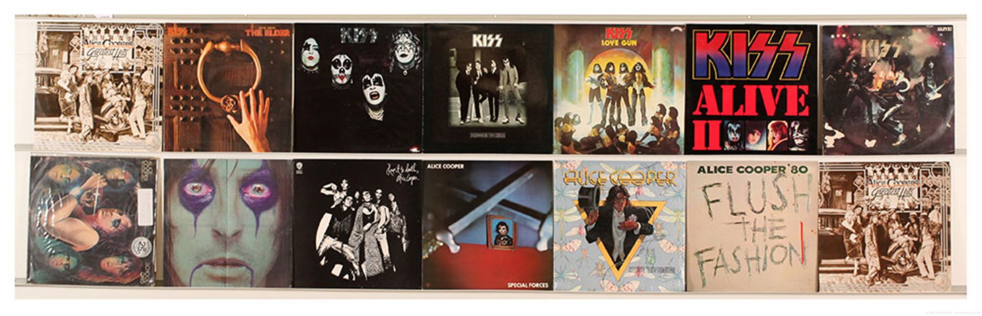 GRP inc Kiss and Alice Cooper LPs Kiss, Kiss
