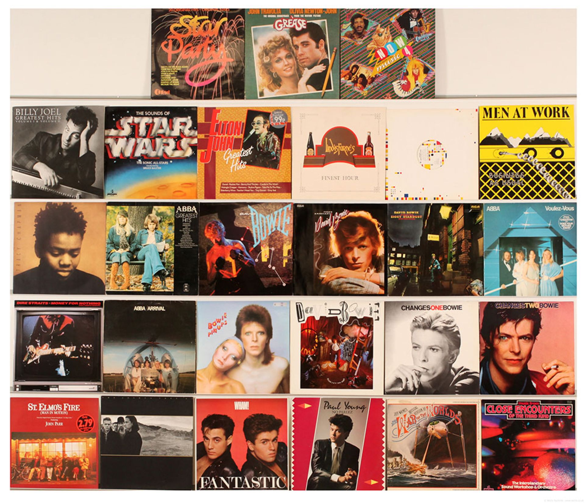 26 70's Rock and Pop 12" LP's as well as a 7"