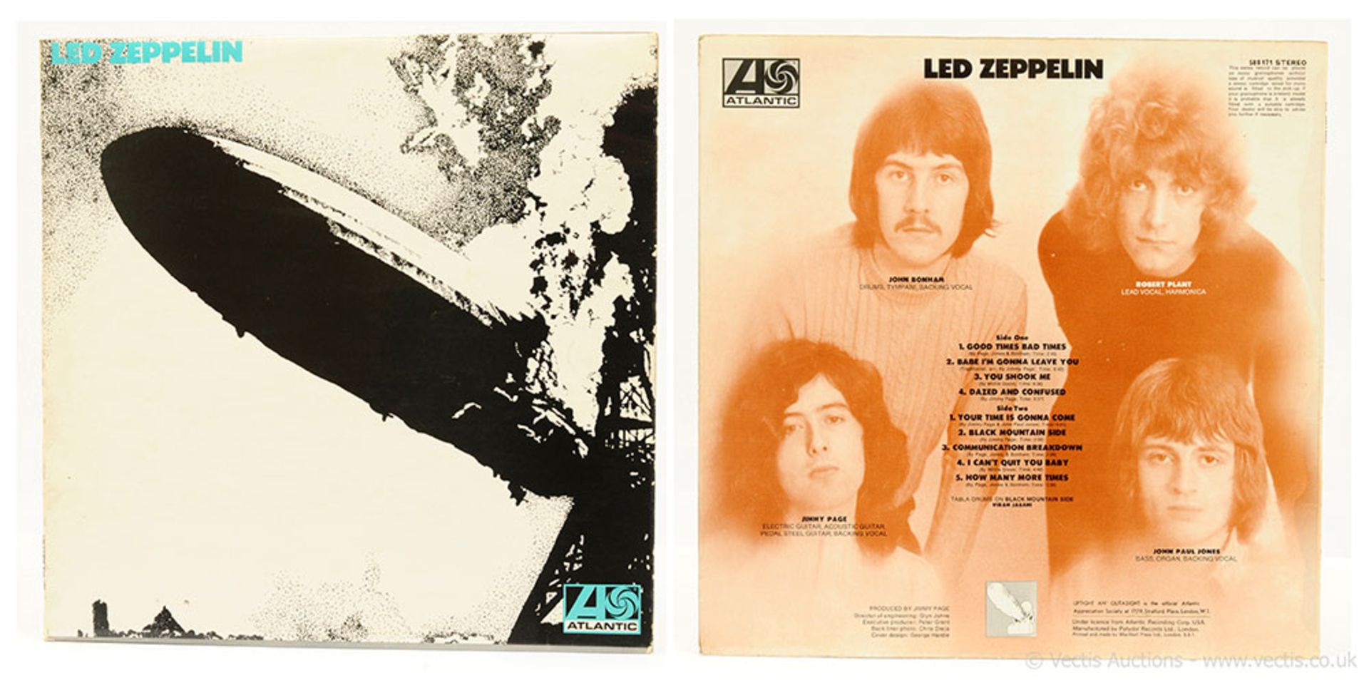 Led Zeppelin, Led Zeppelin LP - 1969 First