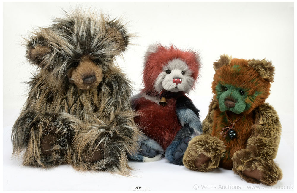 GRP inc Charlie Bears x three: (1) Charlie 2013