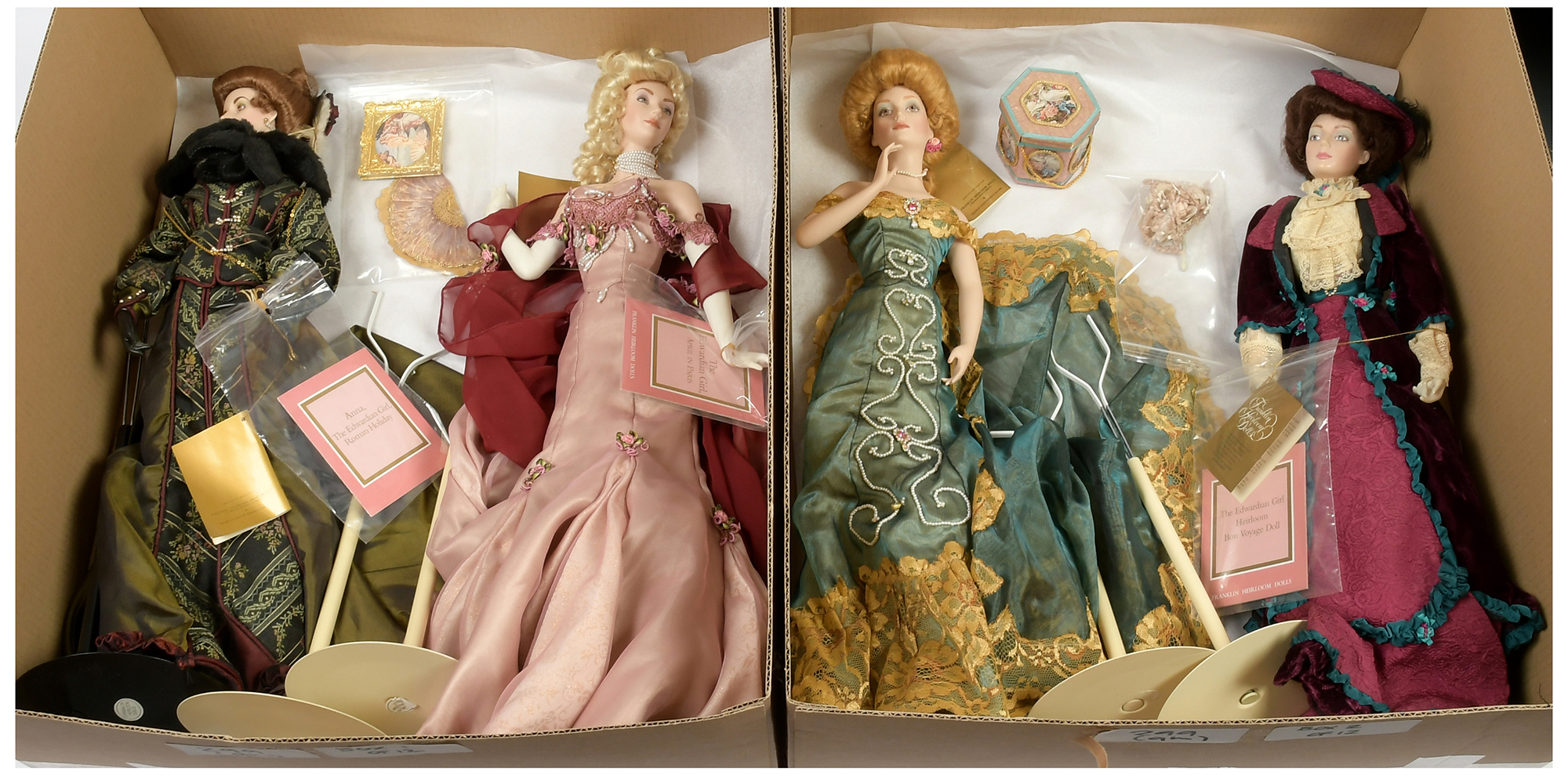 Collection of modern bisque dolls, (1) Franklin - Image 6 of 6
