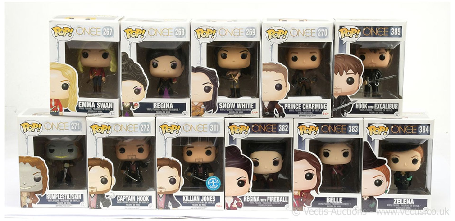 GRP inc Funko Pop Once Upon A Time figures