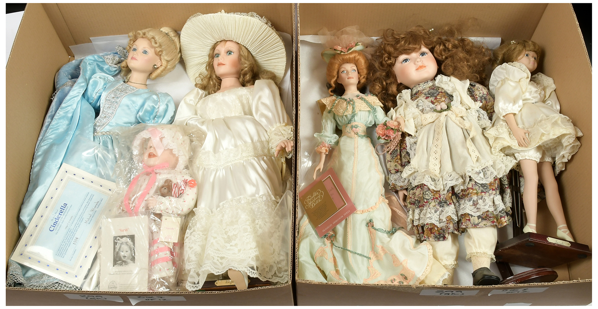Collection of modern bisque dolls, (1) Franklin - Image 2 of 6