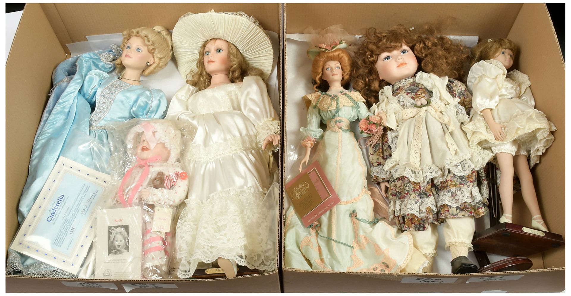 Collection of modern bisque dolls, (1) Franklin - Bild 2 aus 6