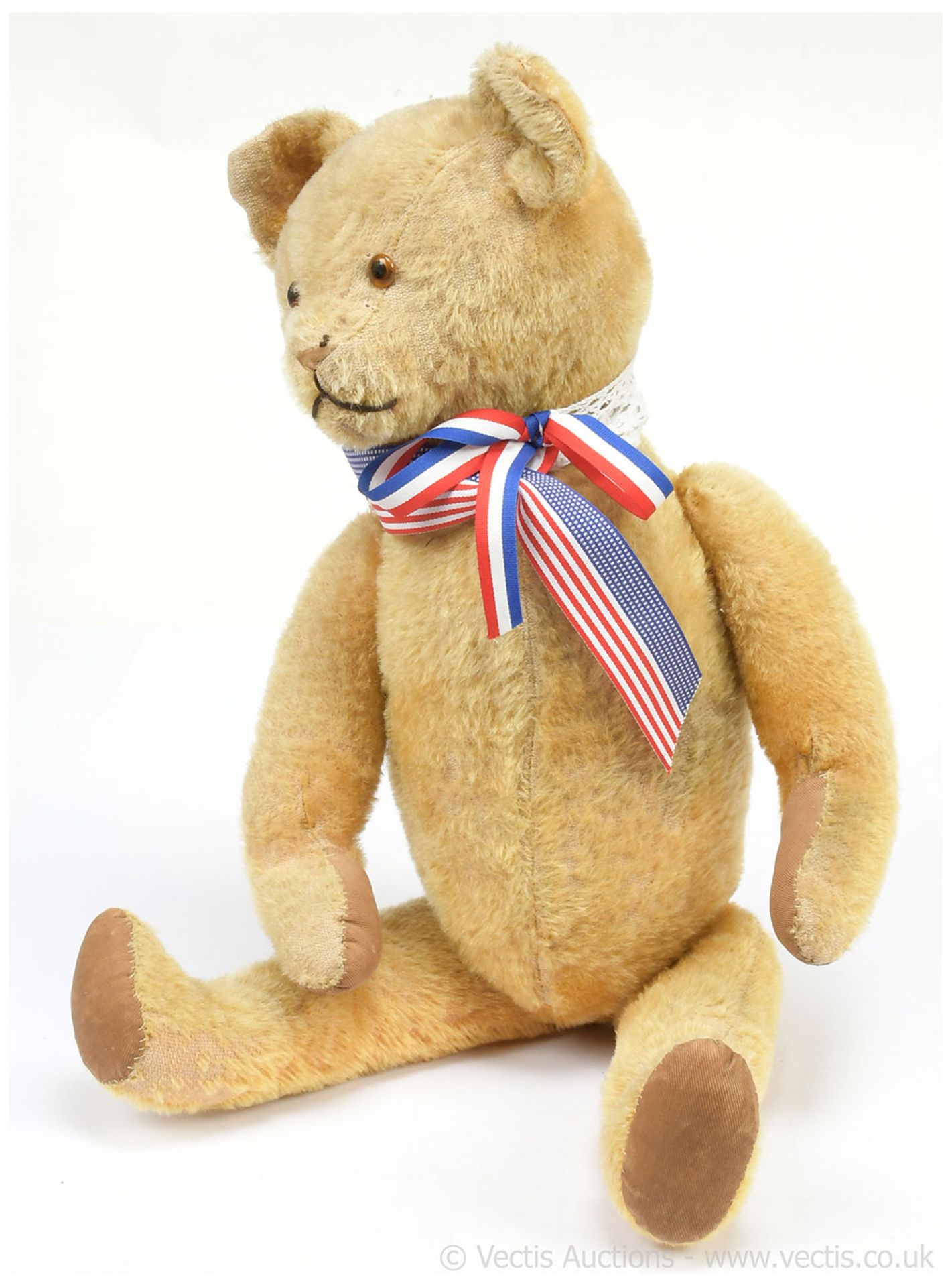 American 20th century early mohair teddy bear