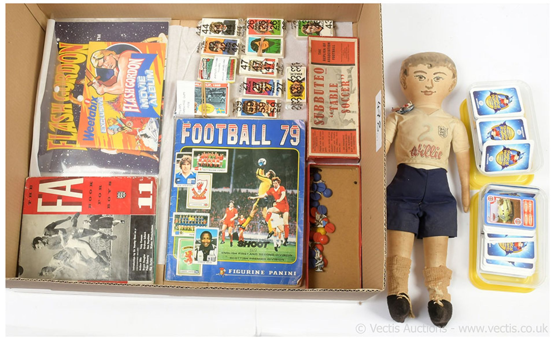 QTY inc Football memorabilia and collectables