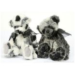 PAIR inc Charlie Bears pair: (1) Inkspot teddy