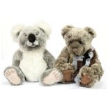 PAIR inc Charlie Bears pair: (1) Carter teddy