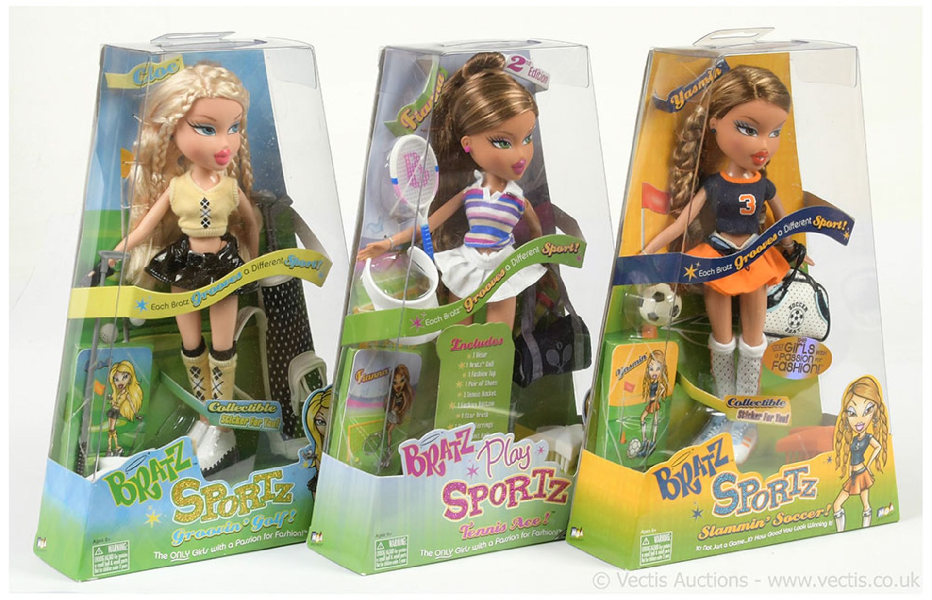 GRP inc MGA Bratz Sportz and Play Sportz dolls