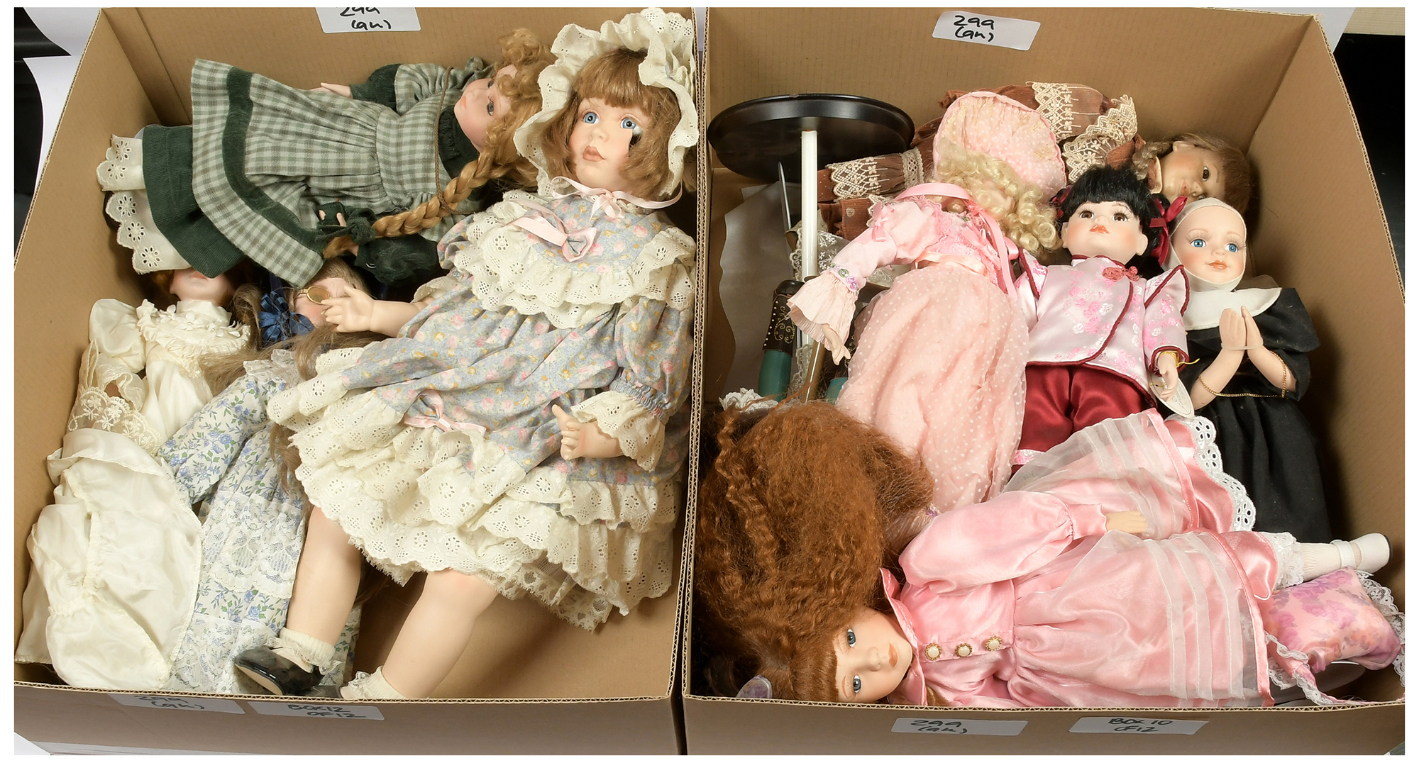 Collection of modern bisque dolls, (1) Franklin - Image 4 of 6