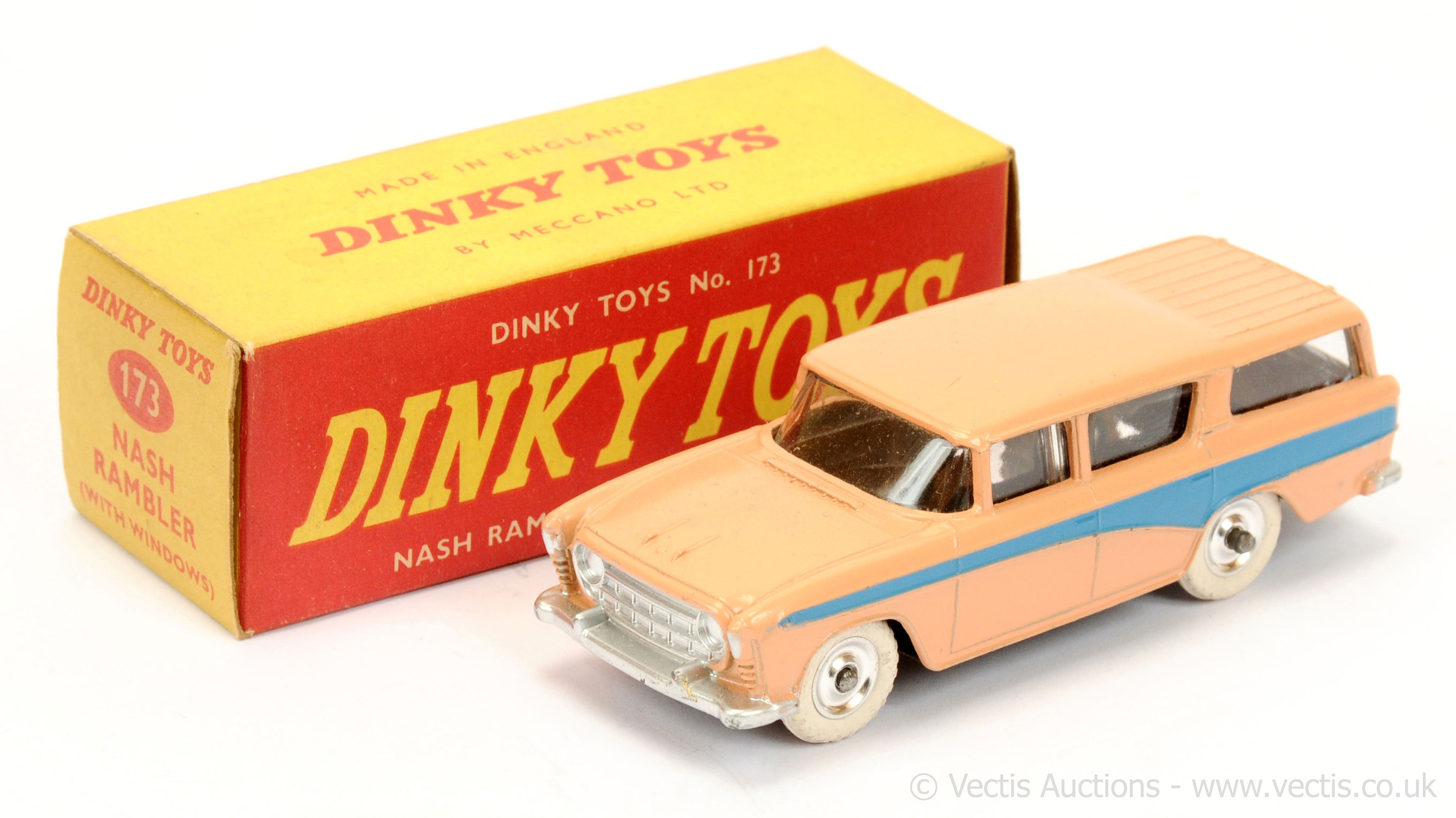 Dinky 173 Nash Rambler - pale pink, mid-blue