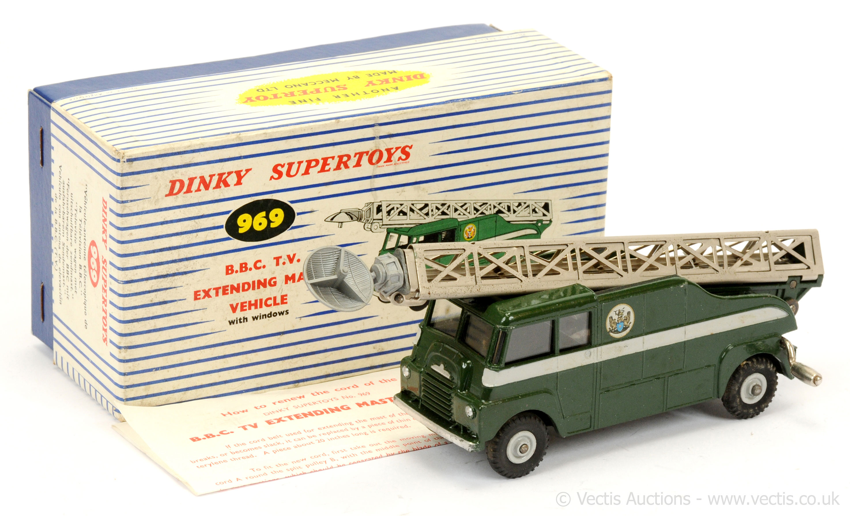 Dinky 969 "BBC TV" Extending Mast Vehicle