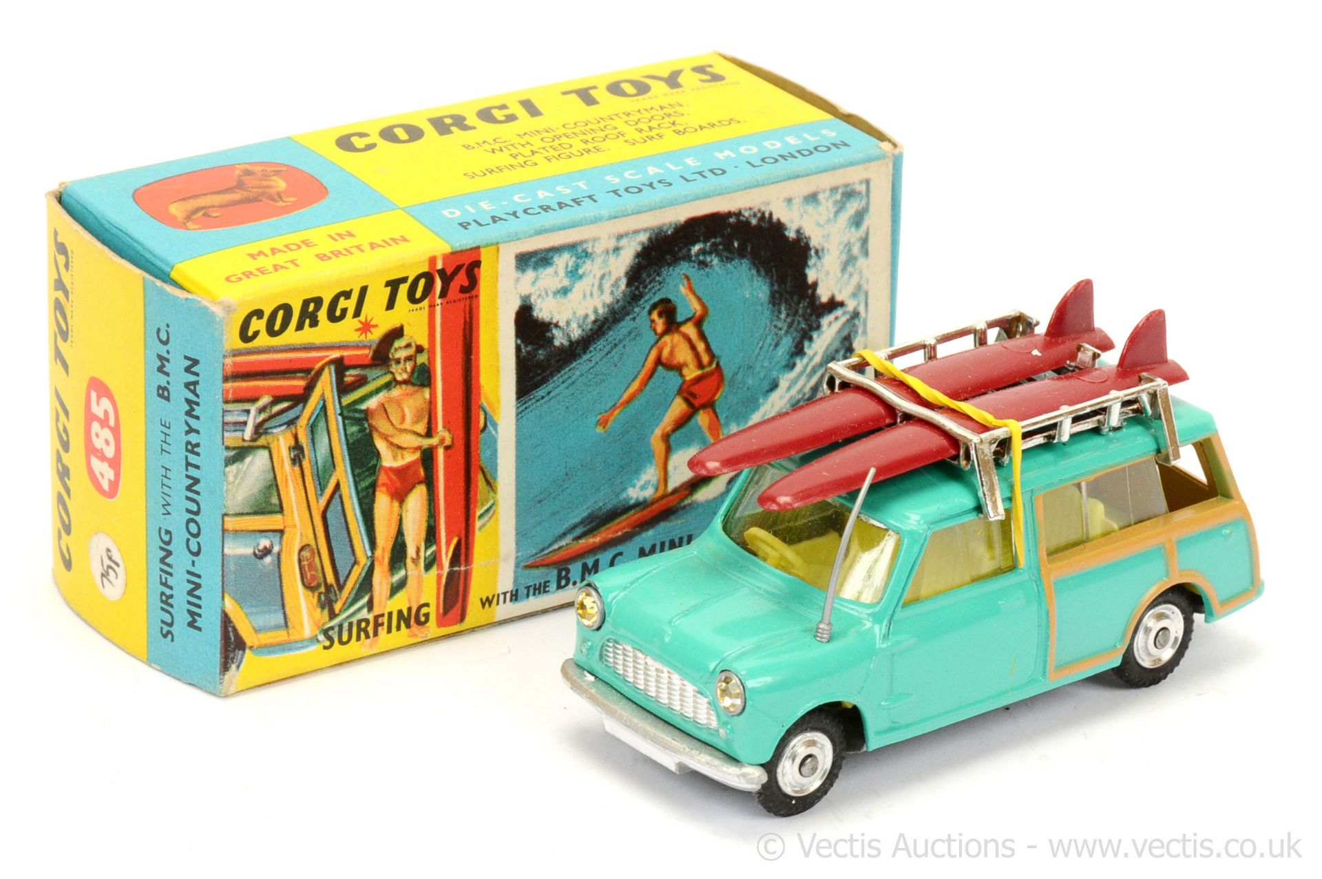 Corgi 485 BMC Mini Countryman "Surfing"