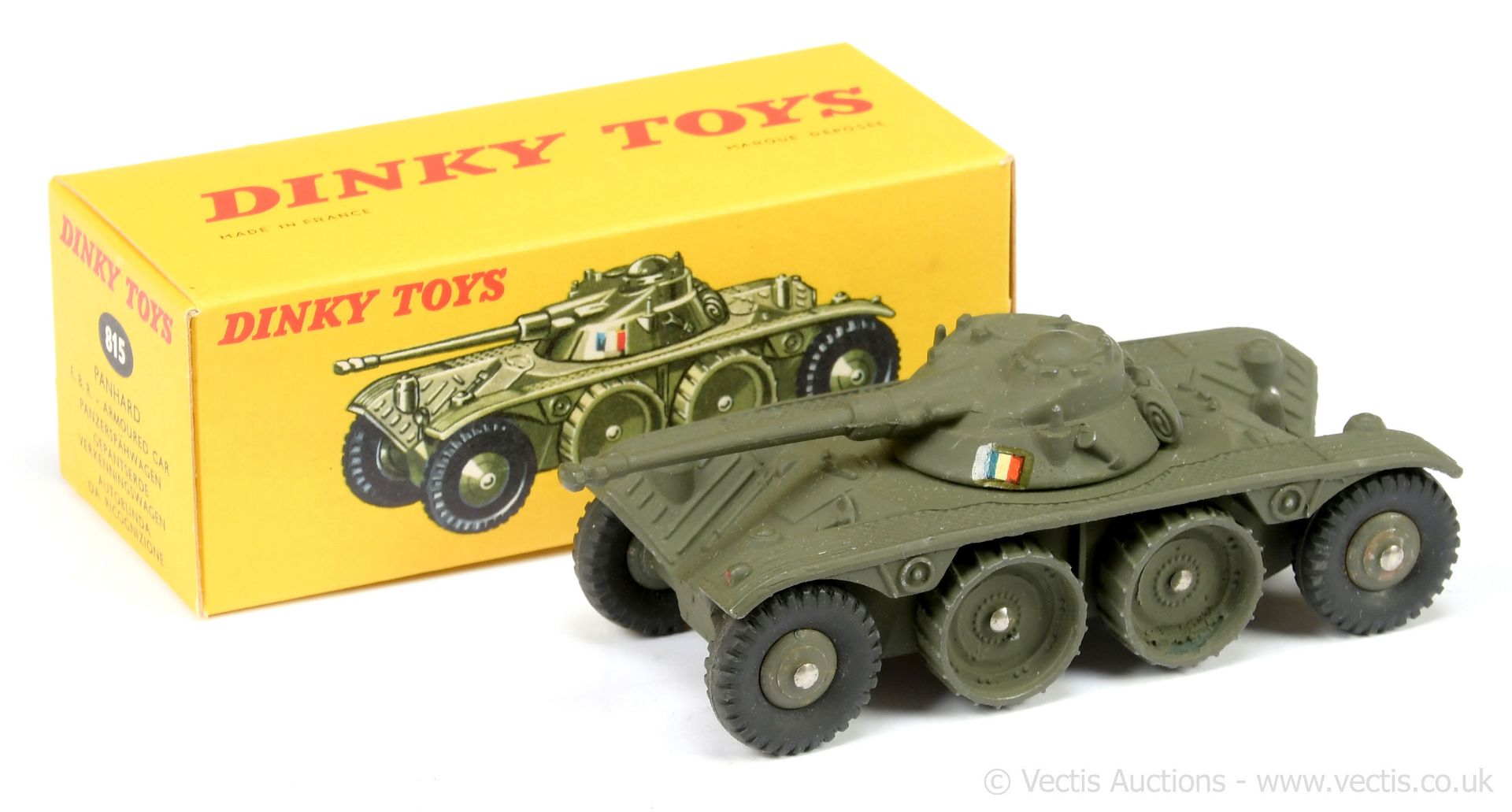 French Dinky Military 815 Panhard EBR - finished