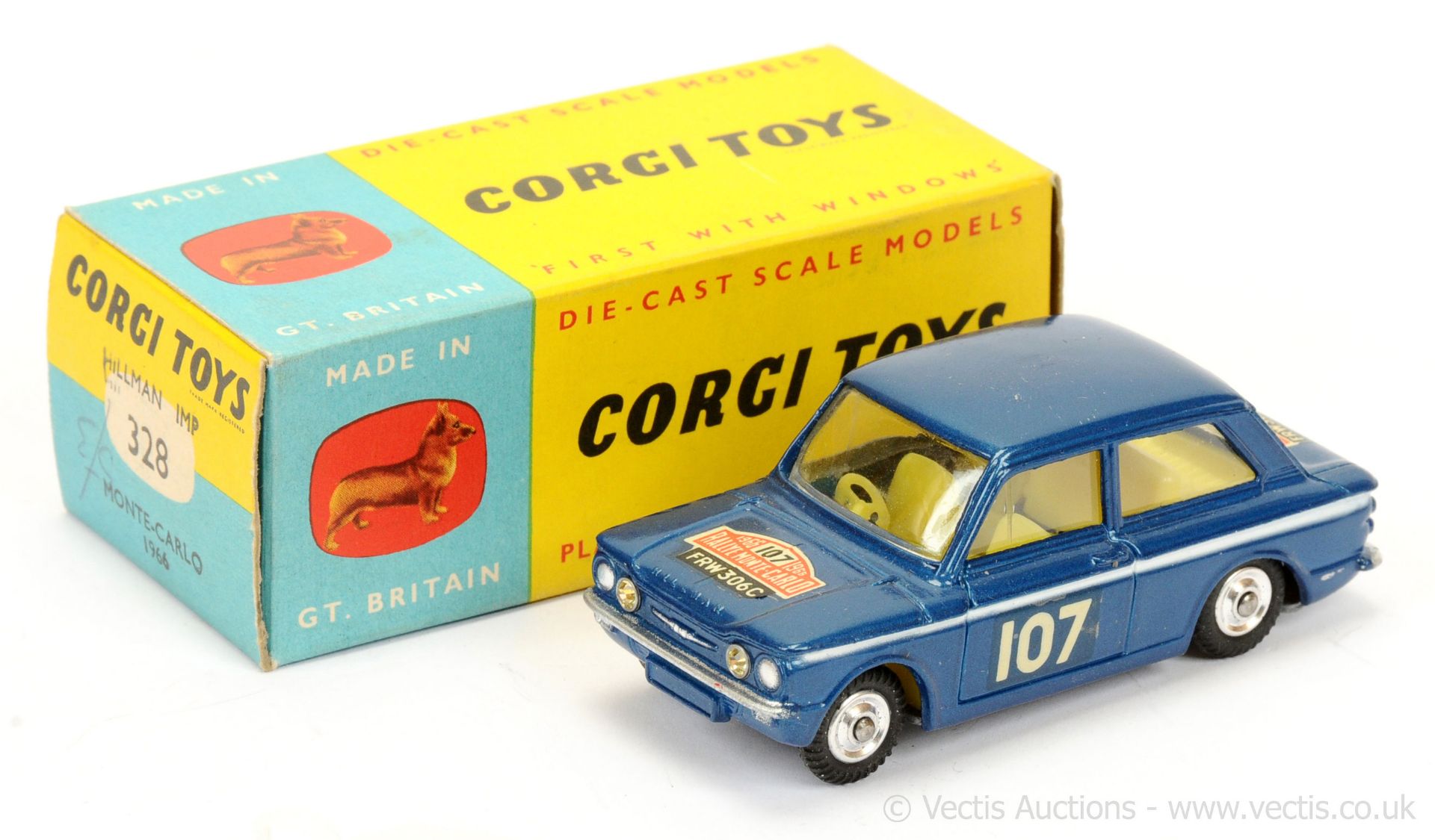 Corgi 328 Hillman Imp "Rallye Monte Carlo"