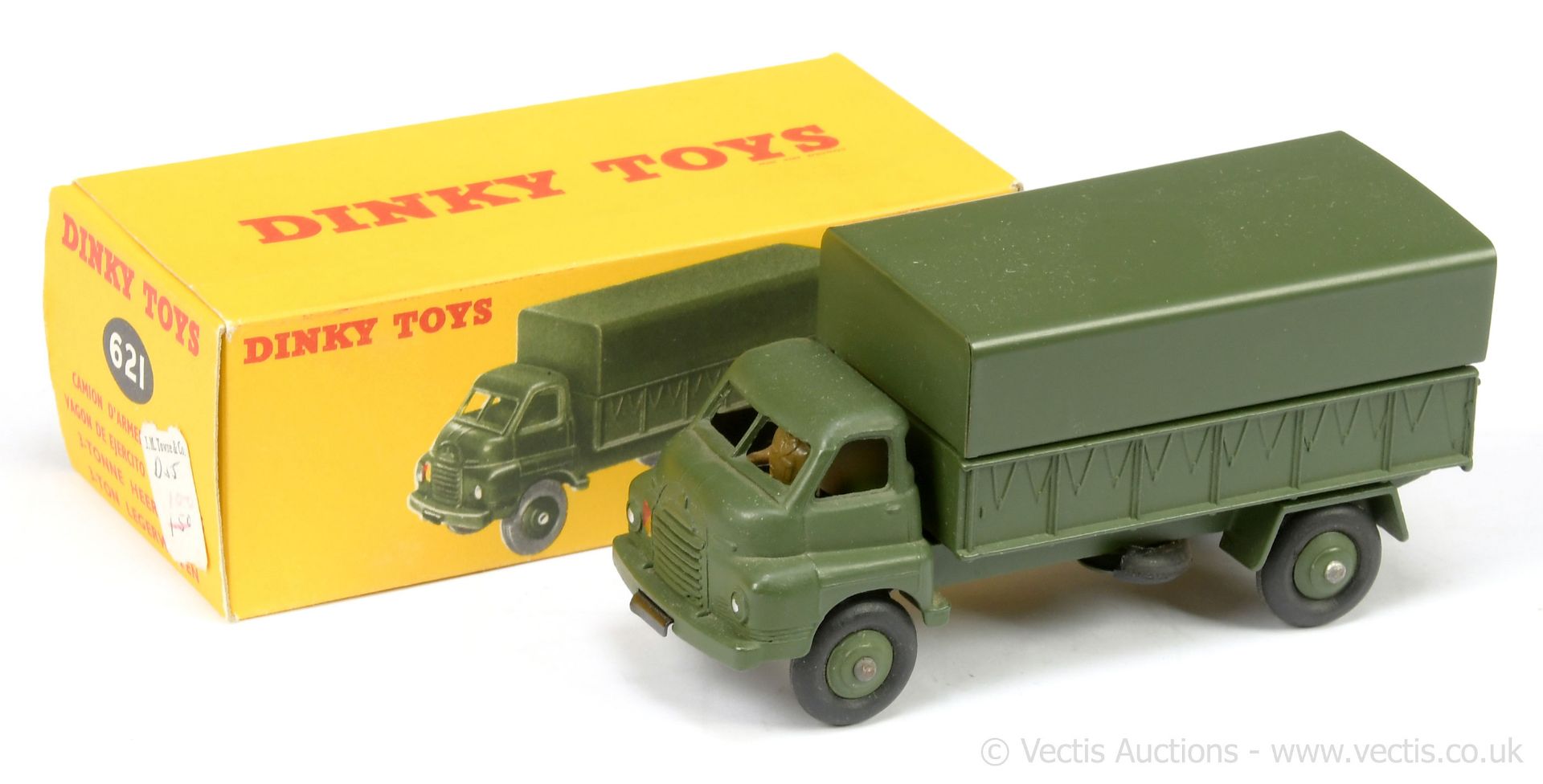 Dinky Military 621 Bedford Covered Wagon