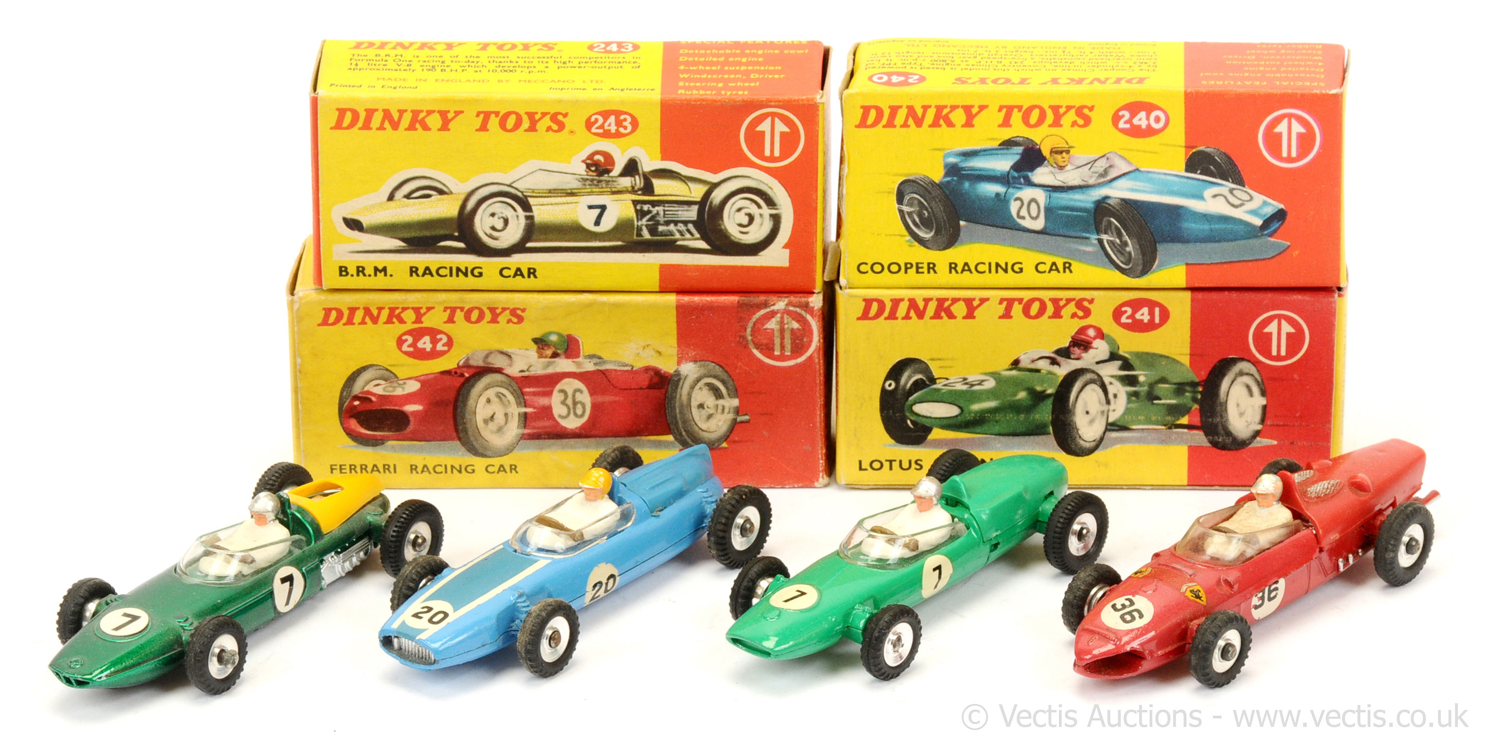 GRP inc Dinky Racing Cars 240 Cooper - blue