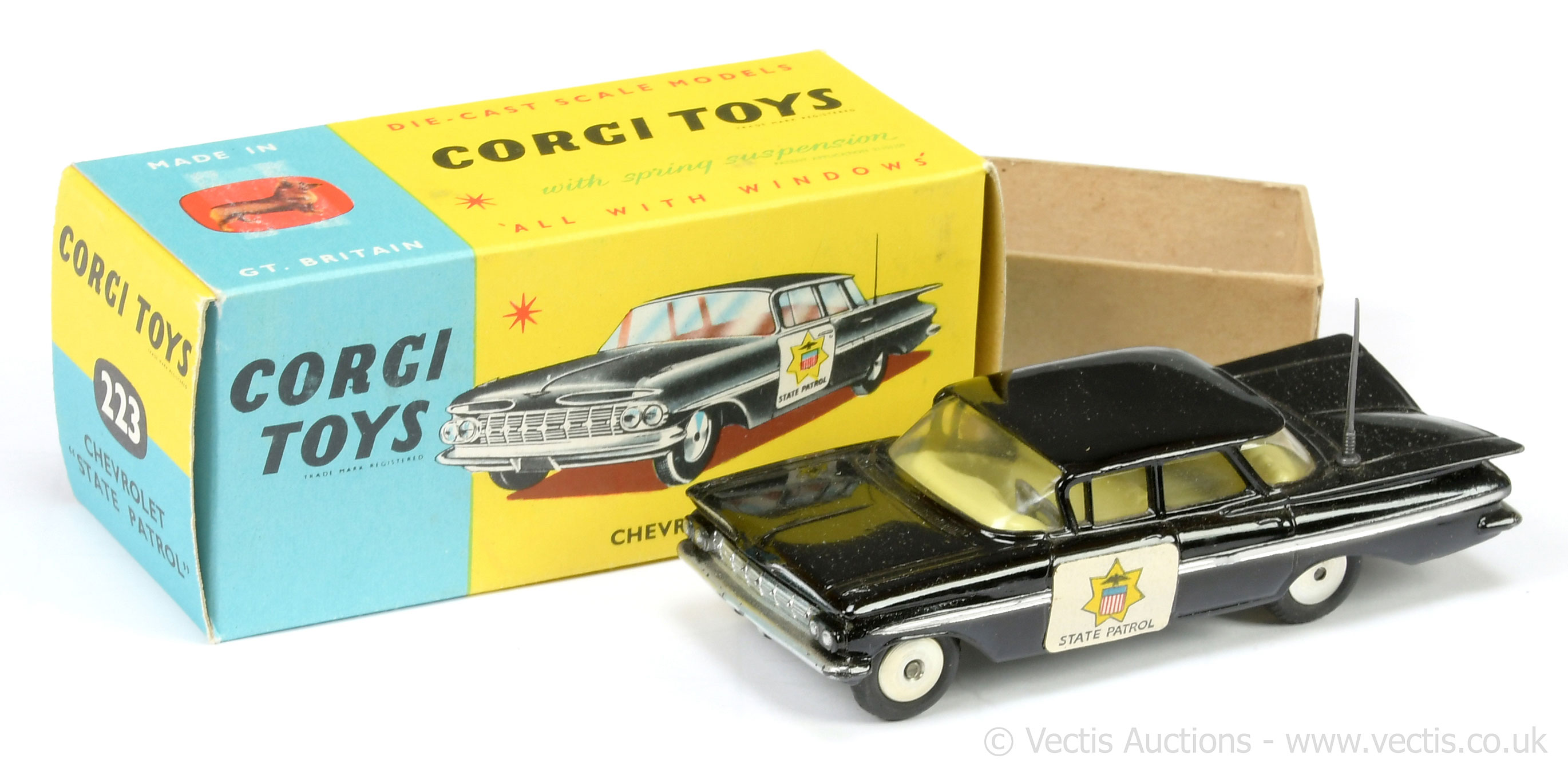 Corgi 223 Chevrolet Impala "State Patrol"