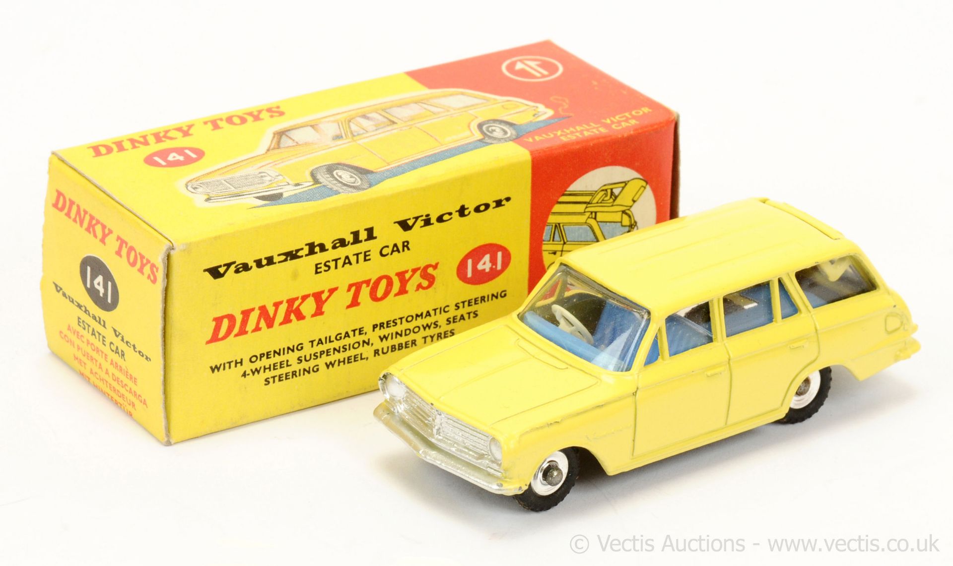 Dinky 141 Vauxhall Victor Estate Car - pale