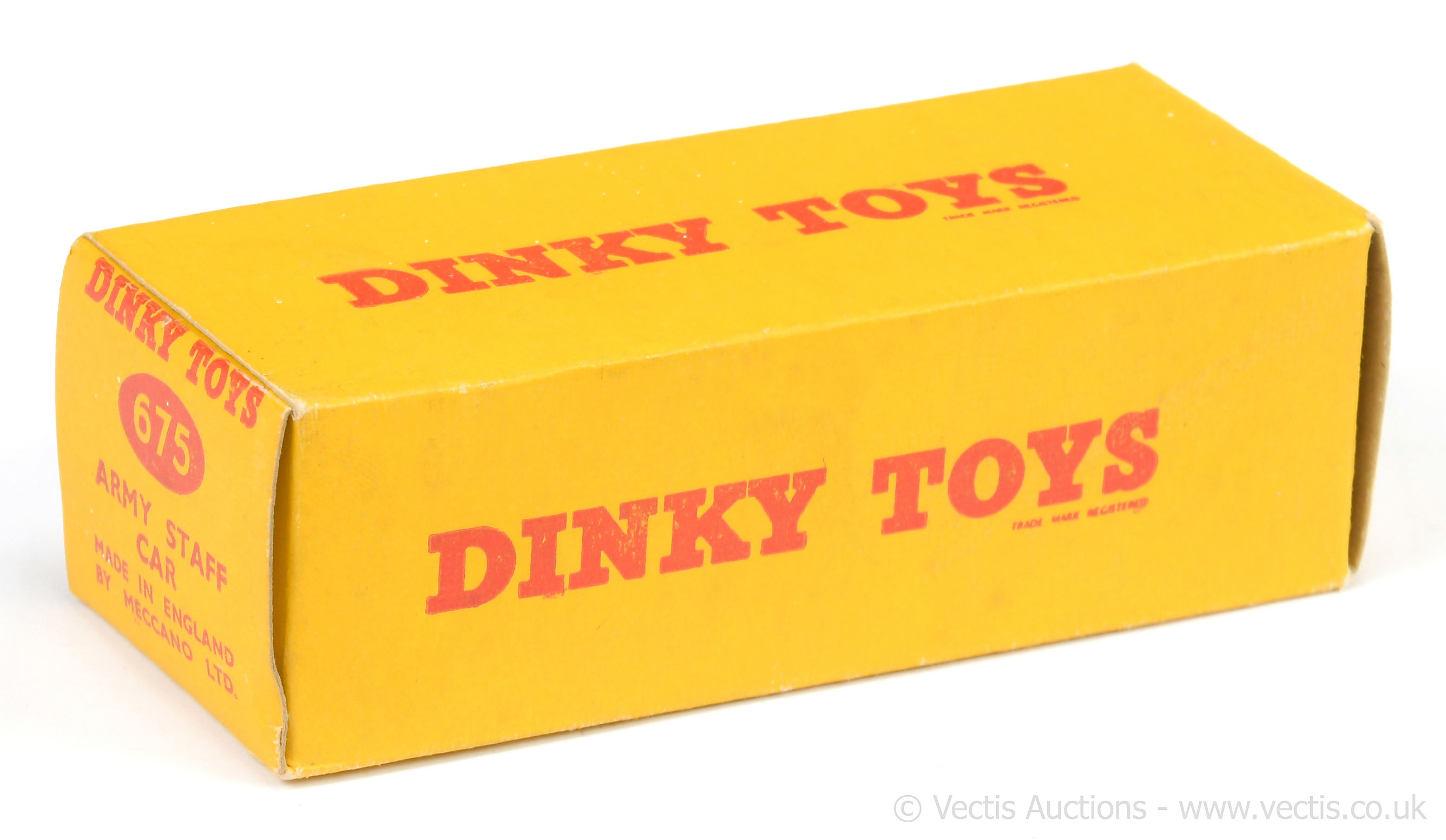 Dinky Military 675 Staff Car Empty plain crisp