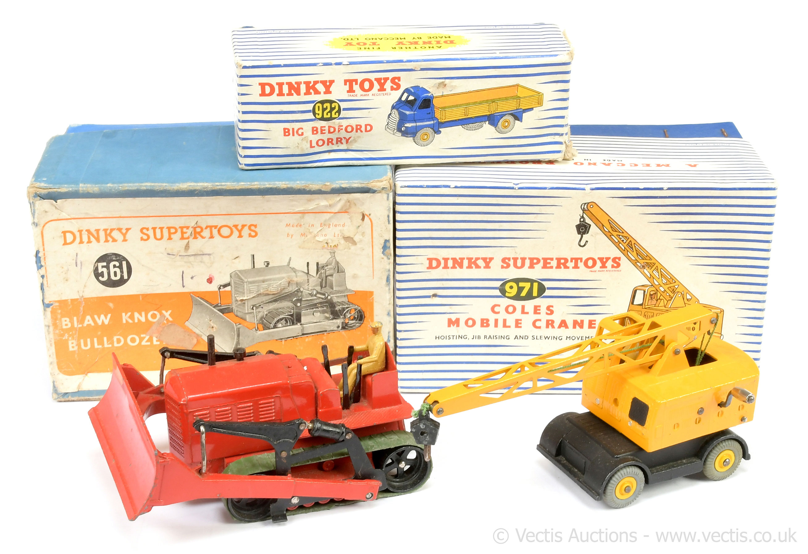 GRP inc Dinky 561 Blaw Knox Bulldozer - red