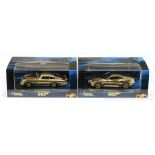 PAIR inc Minichamps - "James Bond" - gold plated