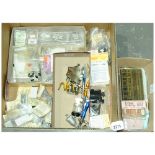 QTY inc OO Gauge white metal & brass parts