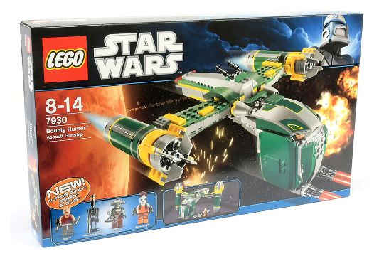 civile Flock cigar Lego Star Wars set number 7930 Bounty Hunter Assault Gunship, within Near  Mint sealed packaging,