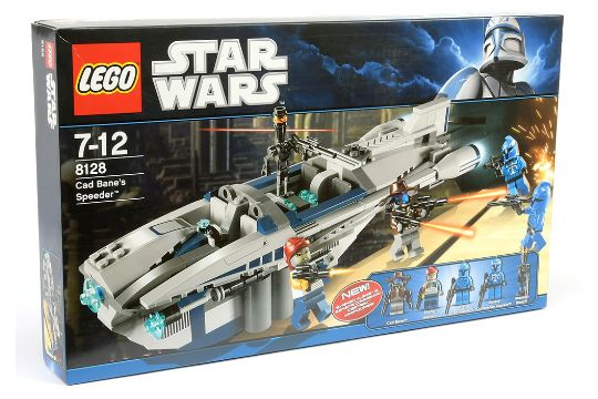 Lego Star Wars set number 8128 Cad Bane's Speeder, within Excellent to Near Mint packaging