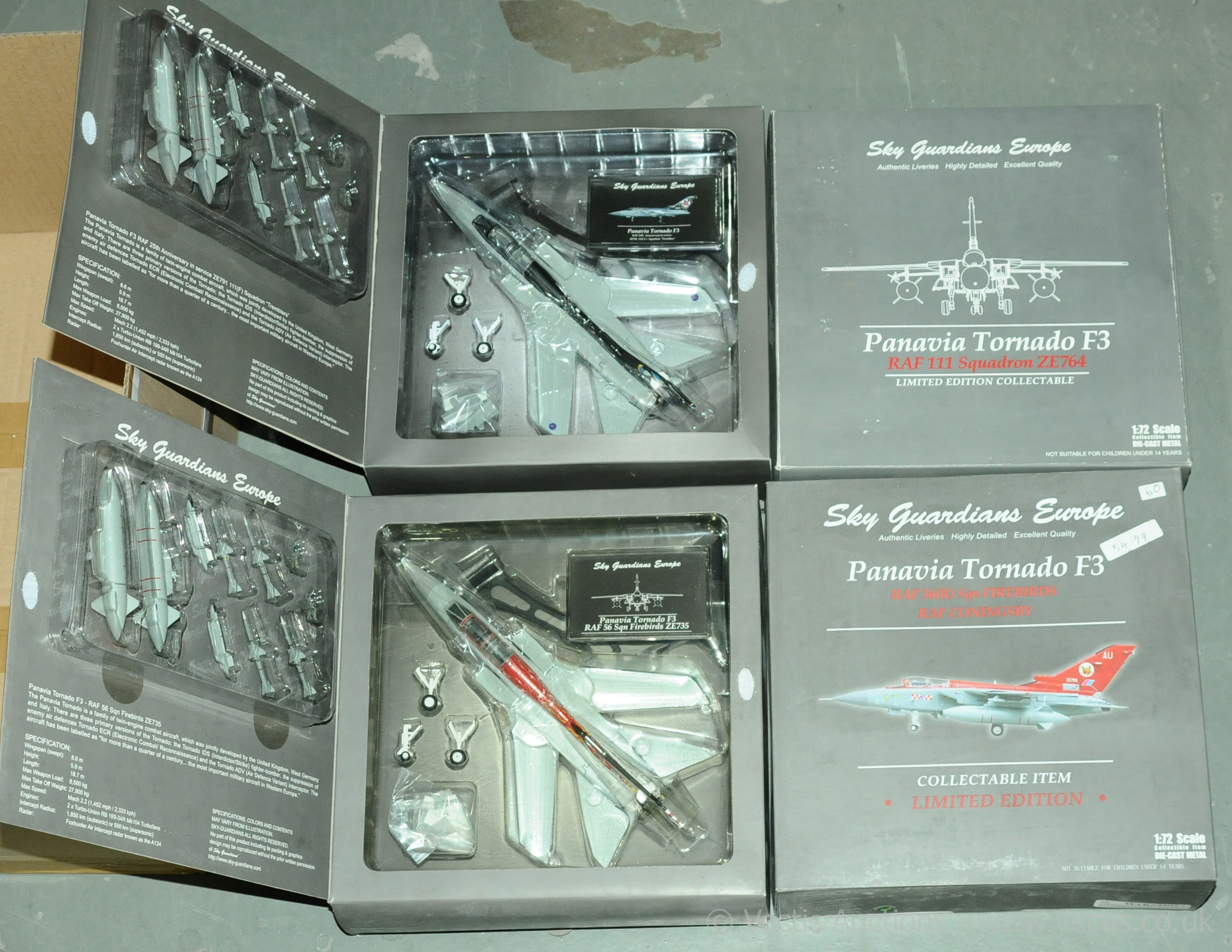 GRP inc Sky Guardians Europe - boxed 1/72 Scale