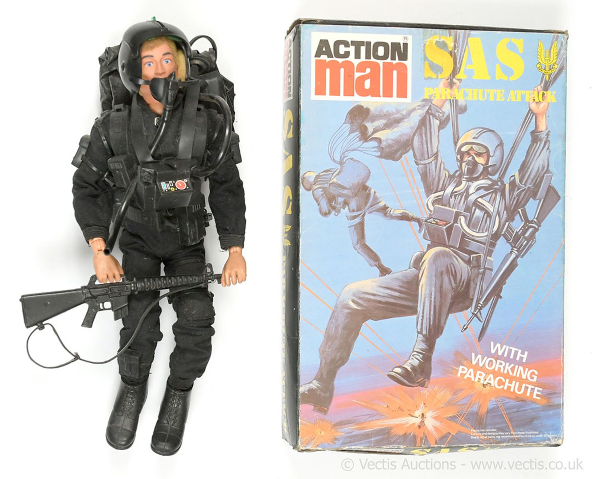 Palitoy Action Man Vintage SAS Parachute Attack