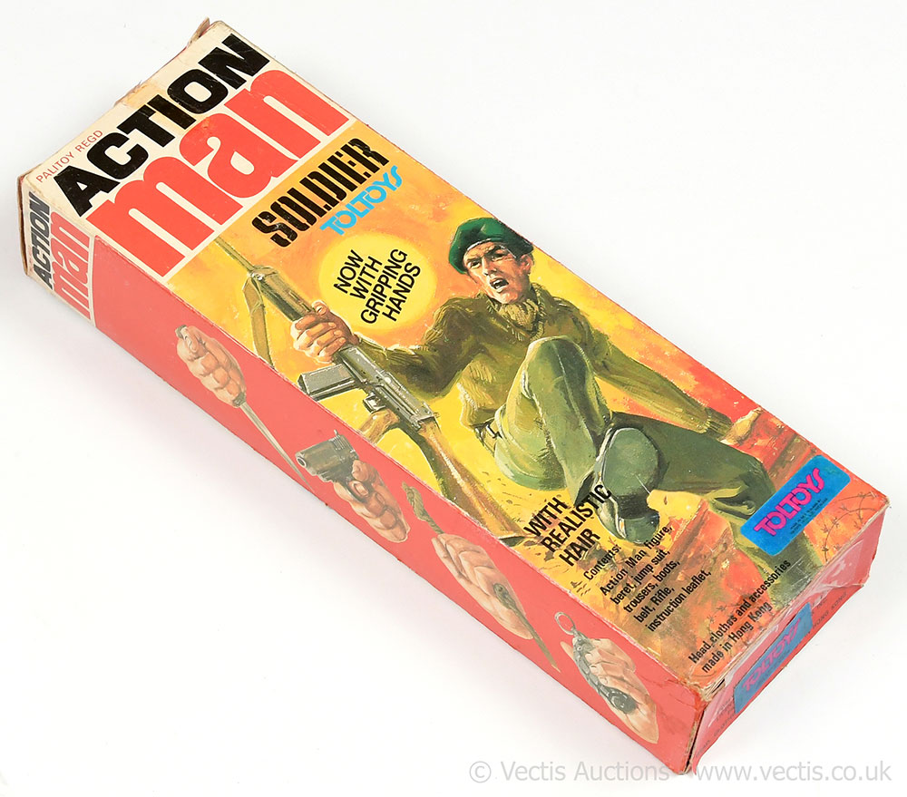 Palitoy Action Man Vintage Soldier Empty Box - 