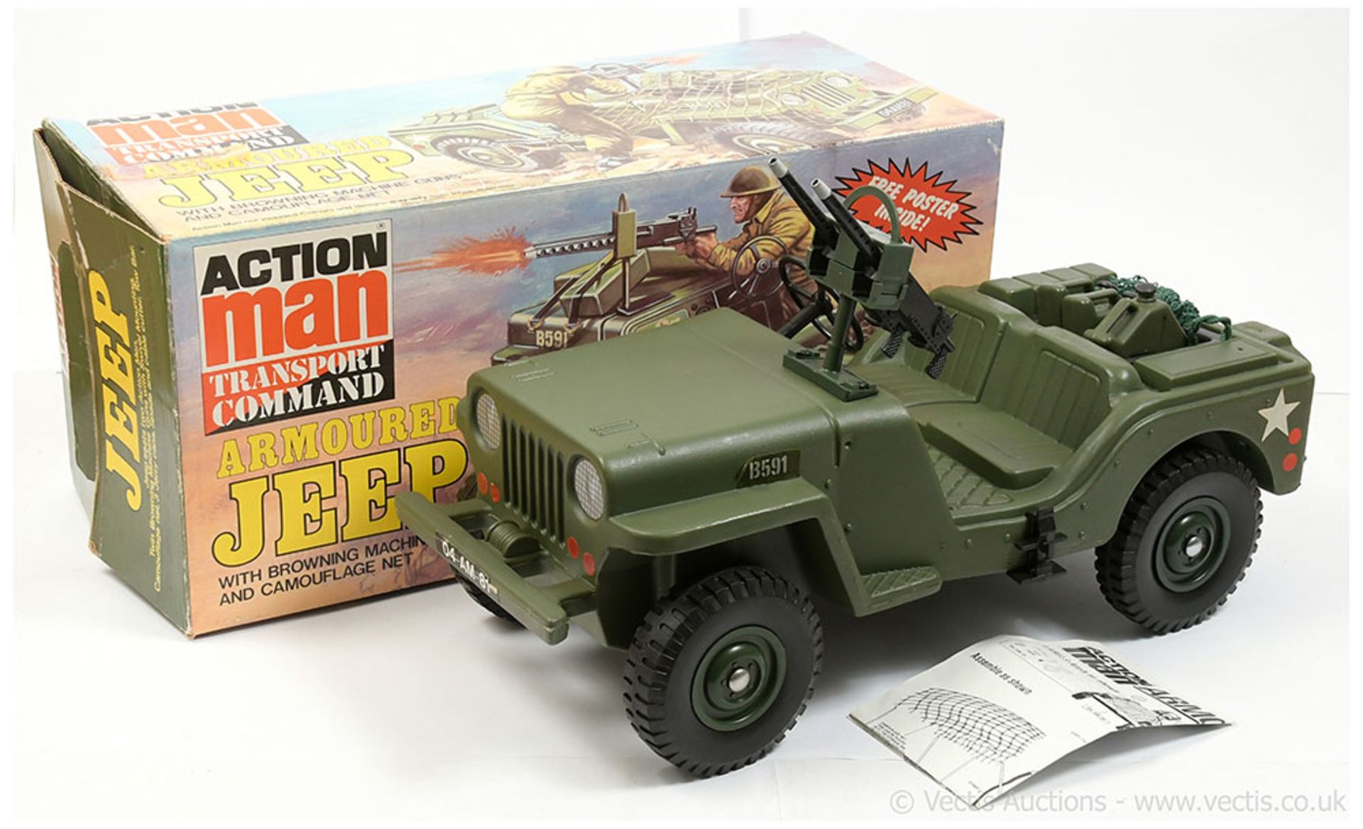 Palitoy Action Man Transport Command Vintage