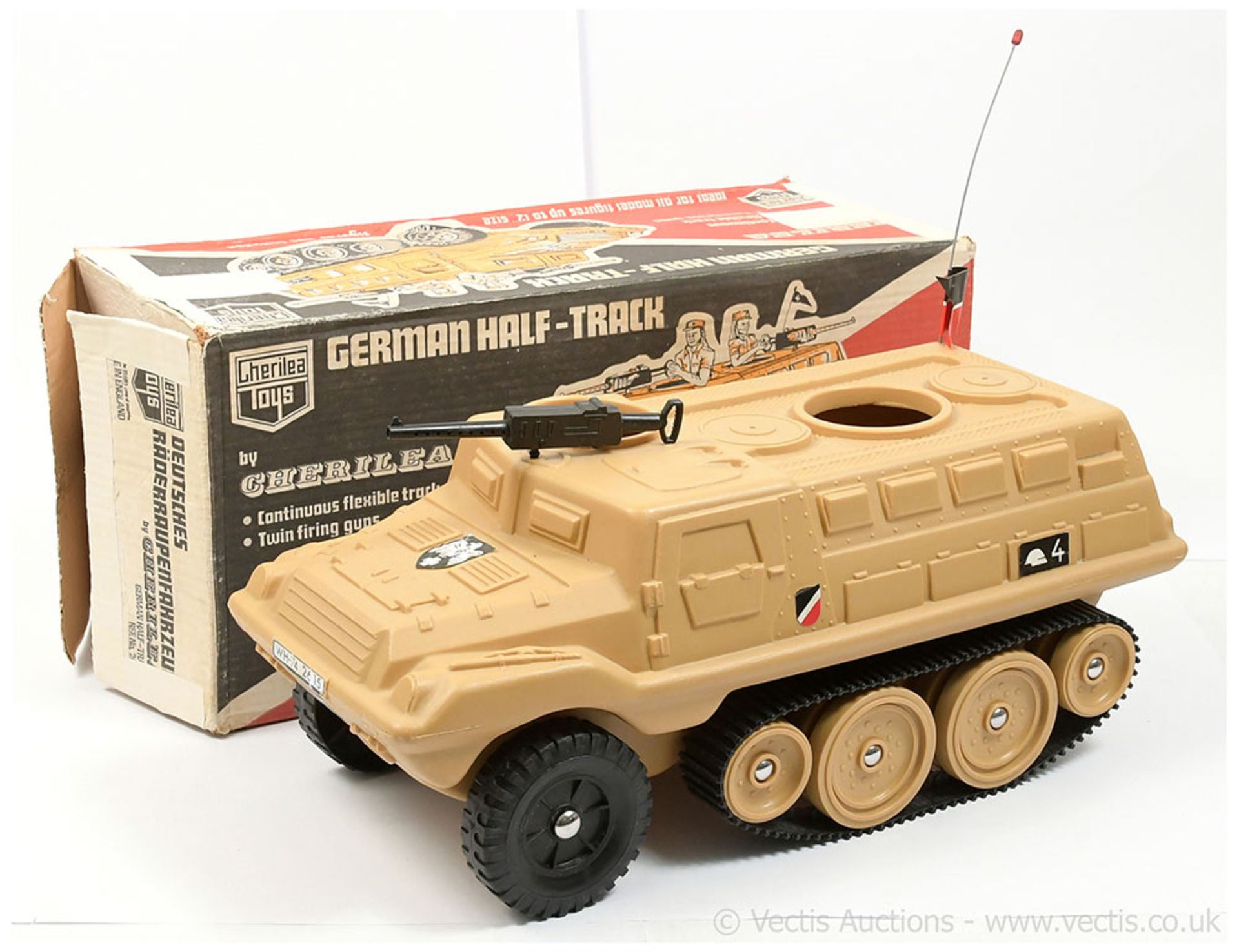 Cherilea German Half-Track - desert sand, labels