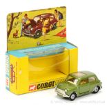 Corgi 334 Mini Cooper "Magnifique" - green body