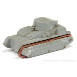 Dinky Pre-war 22 Series Tank - finished in grey