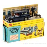 Corgi 448 BMC Mini "Police" Van - dark blue