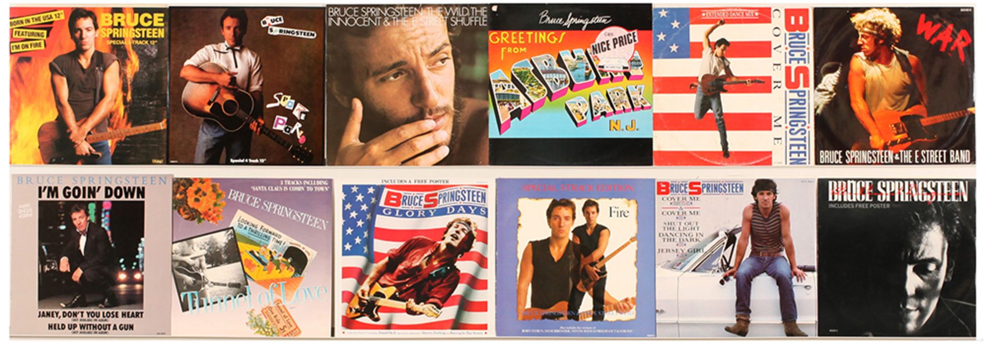 GRP inc Bruce Springsteen LPs and 12" Singles