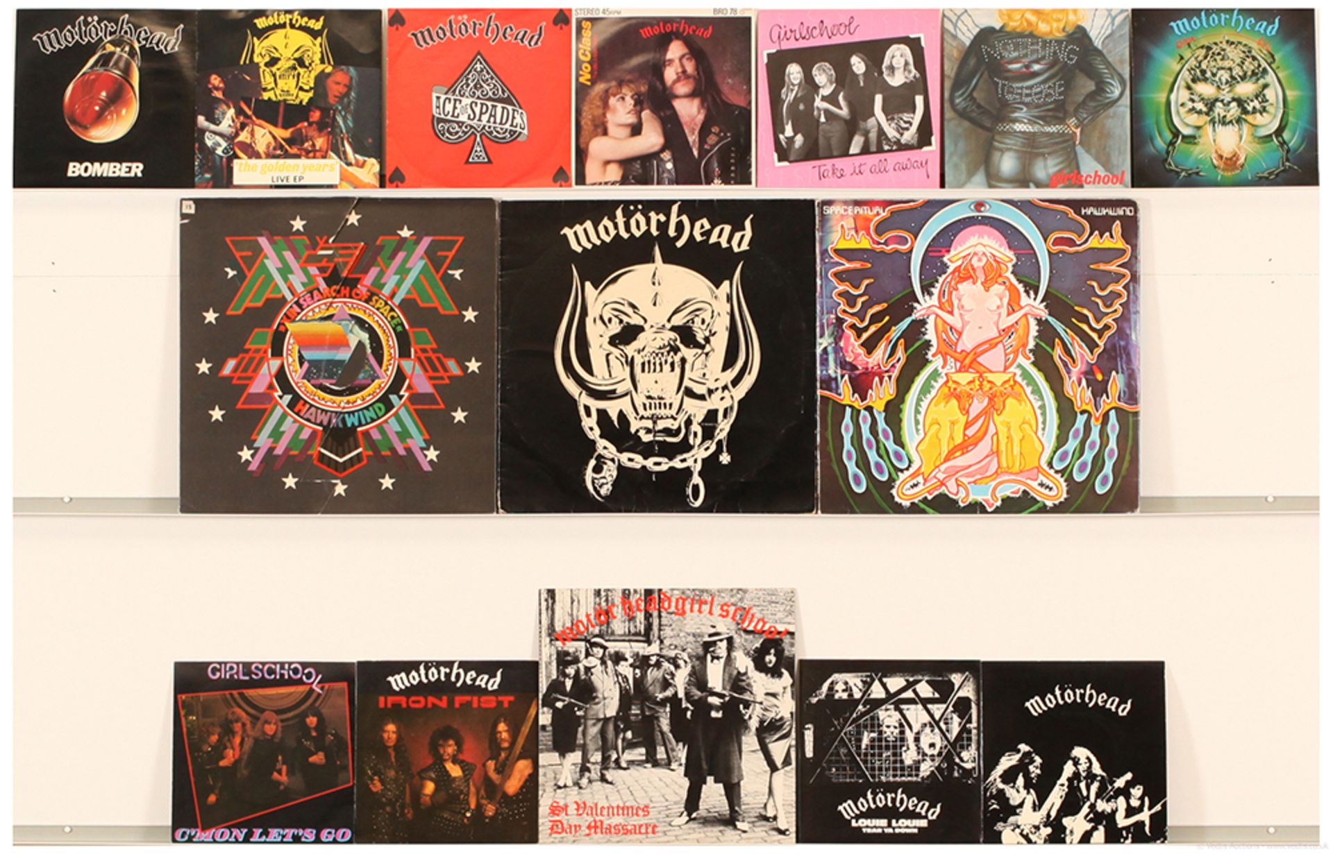 GRP inc Motorhead and related bands, 7" Singles