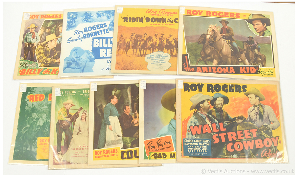 GRP inc Vintage Roy Rogers movie lobby cards