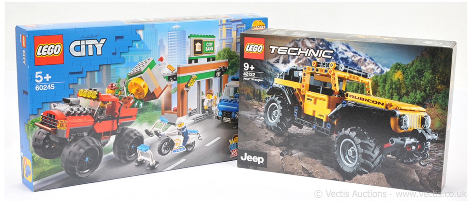 PAIR inc Lego Technic set number 42122 Jeep