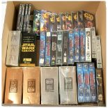 QTY inc Quantity of Star Wars VHS Video's