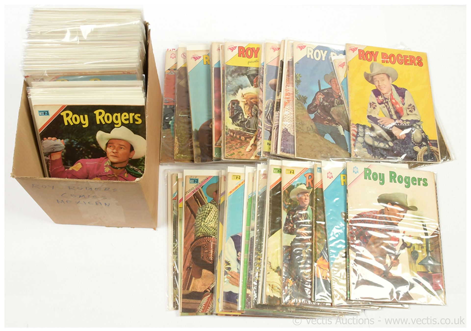 GRP inc Vintage Mexican Roy Rogers comics